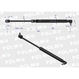 Galinio lango pavara l max 405mm 44911877p korpusas