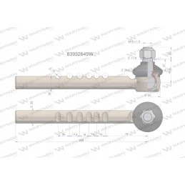 Vairo šarnyras 83932649 motogeneric