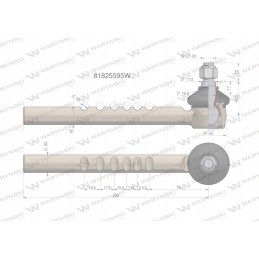 Vairo šarnyras 81825595 motogeneric