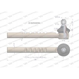 Vairo šarnyras 81825595 motogeneric