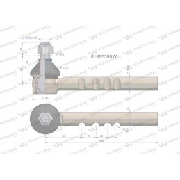 Vairo šarnyras 81825395 motogeneric