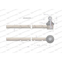 Vairo šarnyras 4954942 motogeneric