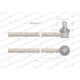 Vairo šarnyras 4954942 motogeneric