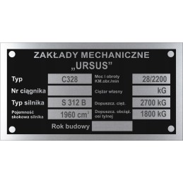 Ursus c 328 c328 senesnė vardinė lentelė