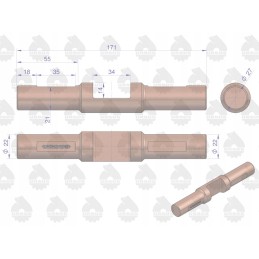 Palydovinis kaištis C 360 originalus Ursus 50425090u