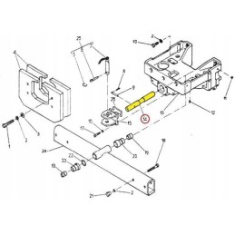 Plokščias ašies kaištis c 330 360 skropol 50833091s