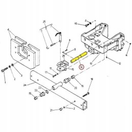 Plokščias ašies kaištis c 330 360 skropol 50833091s
