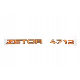 Lipduko užrašas zetor 4712 47125301