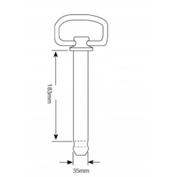 Smeigtukas 35x183 mm