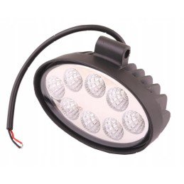 Ellipsa 24W 8 LED Glanz darbo lempa