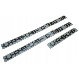 Ursus C 360 3p emblemų lipdukų rinkinys