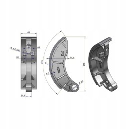 Zetor stabdžių kaladėlė 69112615