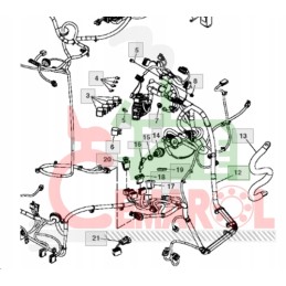 John deere 4720 laidų rinkinys