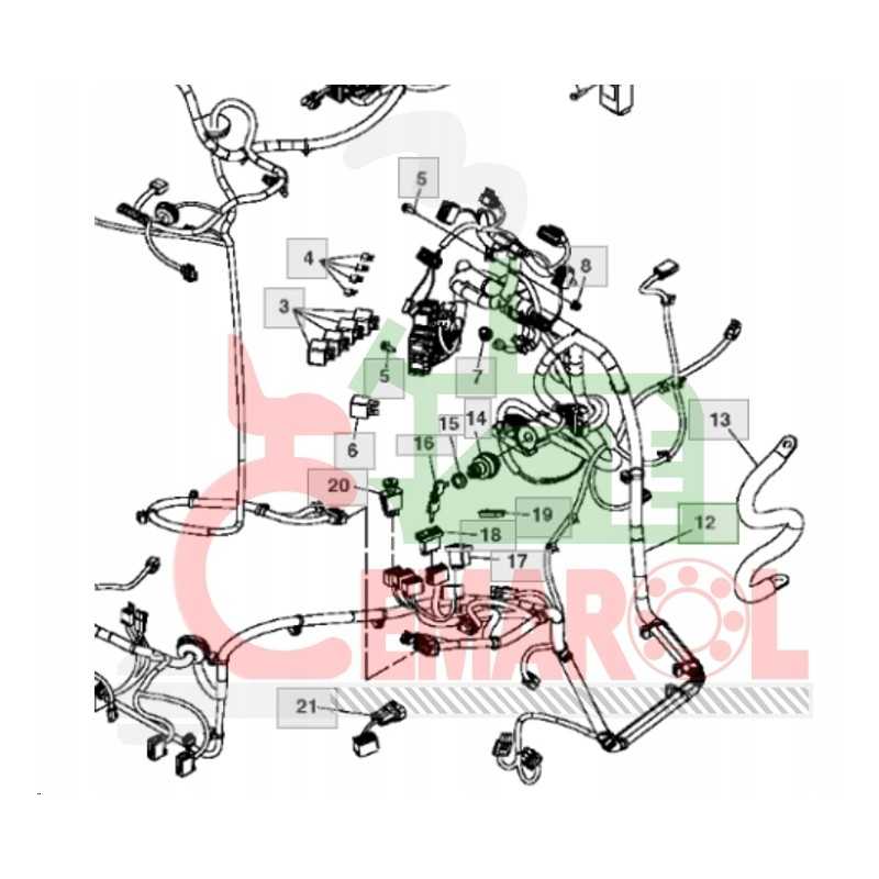 John deere 4720 laidų rinkinys