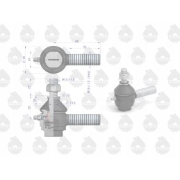 Strypo galas, kairioji jungtis c 328 originalus Ursus