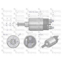Starterio jungiklis we11h we11b 9620