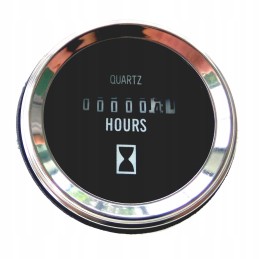 Variklio valandų skaitiklis, darbo valandos 12v 24v 52mm