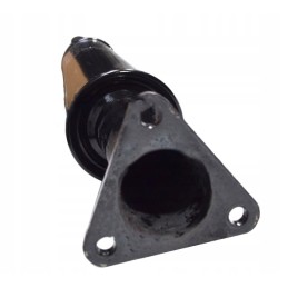 Ilgas apvalus duslintuvas, emaliuotas, su flanšu, 3 varžtai