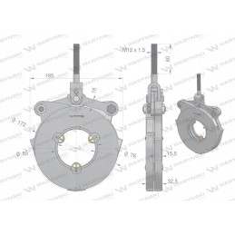 Fendt Farmer Warynski stabdžių apkaba