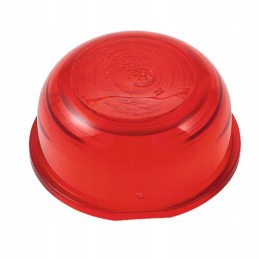 Padėties žymeklio lempos gaubtas buvo raudonas