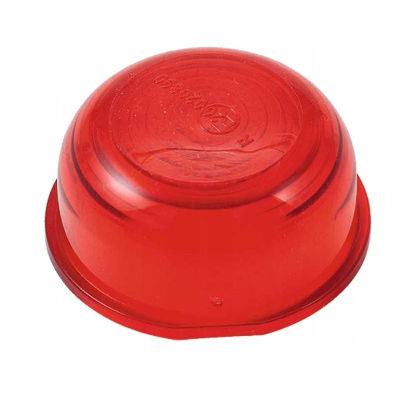 Padėties žymeklio lempos gaubtas buvo raudonas