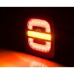 Kombinuotas galinis žibintas su rankena