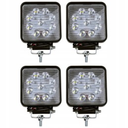 Halogeninė darbo lempa 27 LED 108W, komplekte 4 vnt
