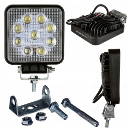 Halogeninė darbo lempa 27 LED 108W, komplekte 4 vnt