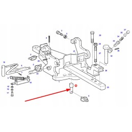 186503120050 apatinio prikabinimo kaištis