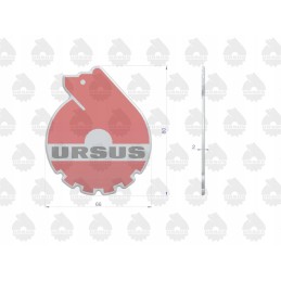 Emblemos lipdukas 3D W3 originalus Ursus