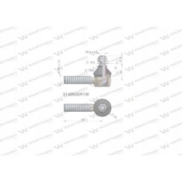 Vairo jungtis 101mm m20x1 5 3148926r1 waryn