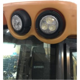 Apvali LED darbo lempa 36w 4000lm 10 30v fi 119