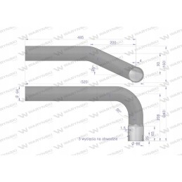 Kolektoriaus vamzdis L113259 John Deere Warynski