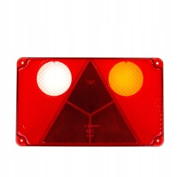 Dešinysis kolektyvinis lempos gaubtas W21P su atbulinės eigos kontūru