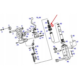 X638175100000 axk 3047 traukos adatinis ritininis guolis