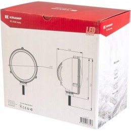 LED darbo lempa 72w 5040 lm apvali paleidimo lemputė