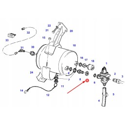 X596311600000 veržlė m22 x 1 5
