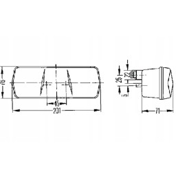 Galinis žibintas l mercedes t2 l t1 t1 t1 tn 60 70