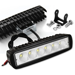 Darbo lempos panelė 6 LED halogeninė 18w 12v 24v