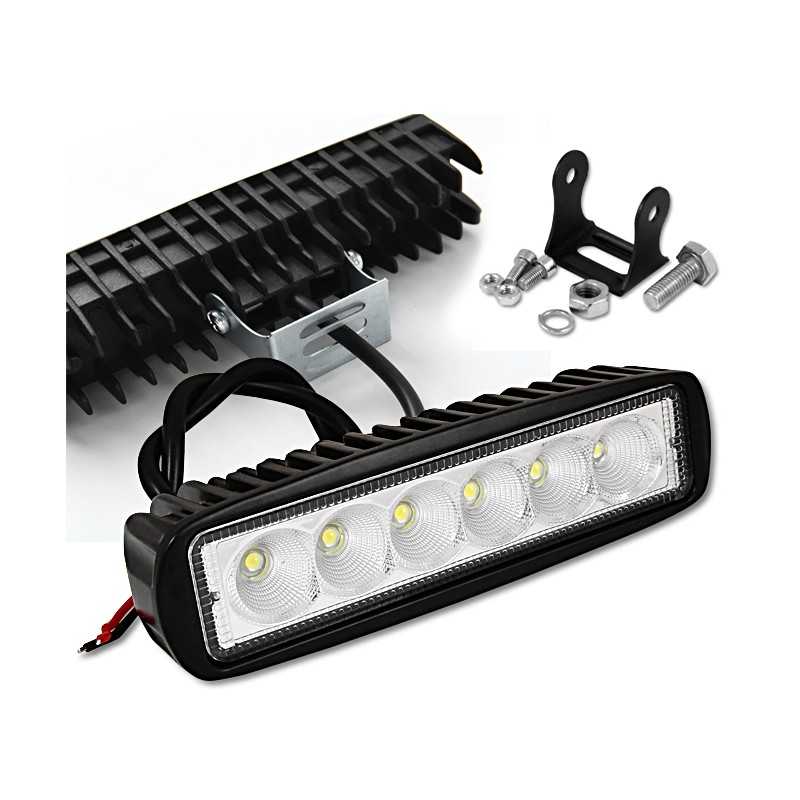 Darbo lempos panelė 6 LED halogeninė 18w 12v 24v