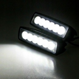 Darbo lempos panelė 6 LED halogeninė 18w 12v 24v