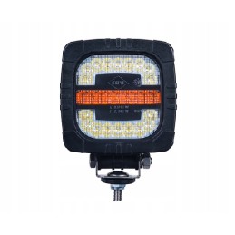 Kombinuotas priekinis žibintas su traktoriaus laikikliu