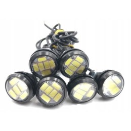 Eagle Eye dienos šviesa 12v 23 mm 6 LED