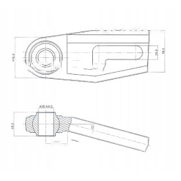 Dešinysis sijos galas c 385 4 cilindrai 84450240 a