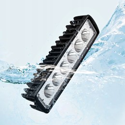 Darbinė lempa 18w panelė 6 led halogeninė 12v 24v