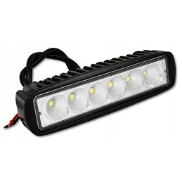 Darbinė lempa 18w panelė 6 led halogeninė 12v 24v