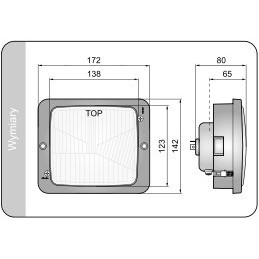 Fendt korpuso priekinių žibintų lempa