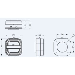 Belaidžių LED žibintų komplektas