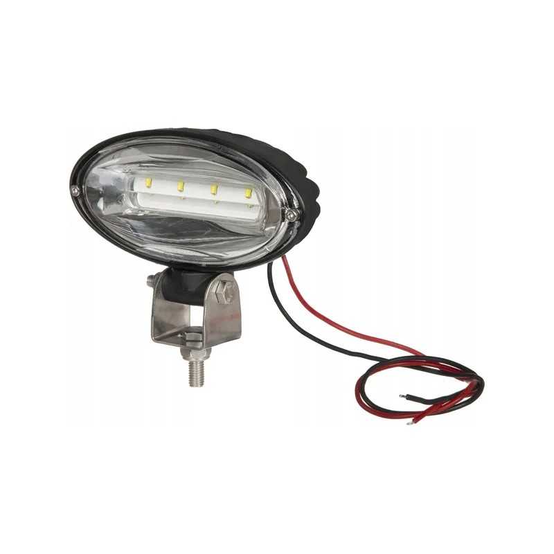 LED darbo lempa ovali 40w 3500lm 10 30v šviesa