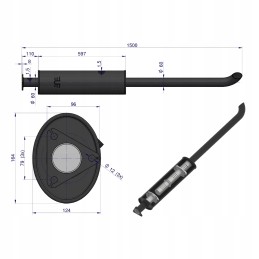 Duslintuvas 1500mm Zetor originalus Ursus 70011423